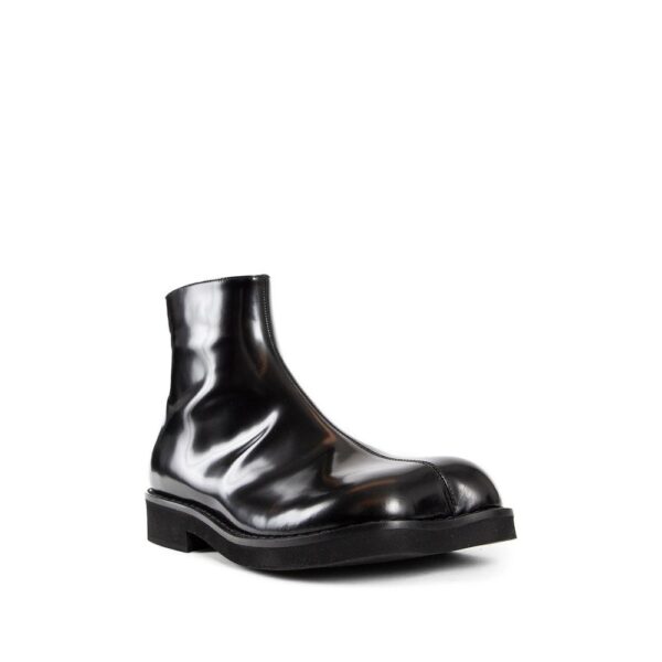 MM6 Maison Margiela Trunk Leather Ankle Boots – Image 2