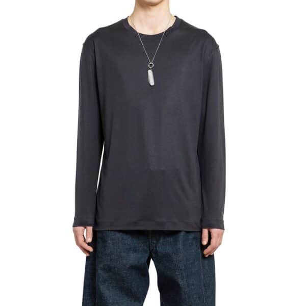 Lemaire Long Sleeve Silk T-shirt – Image 2