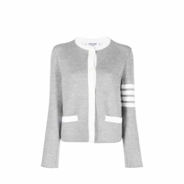 Thom Browne 4- Bar Wool Cardigan – Image 2