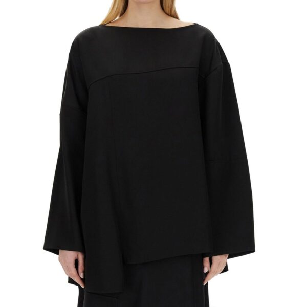 Jil Sander Blend Silk Blouse – Image 2