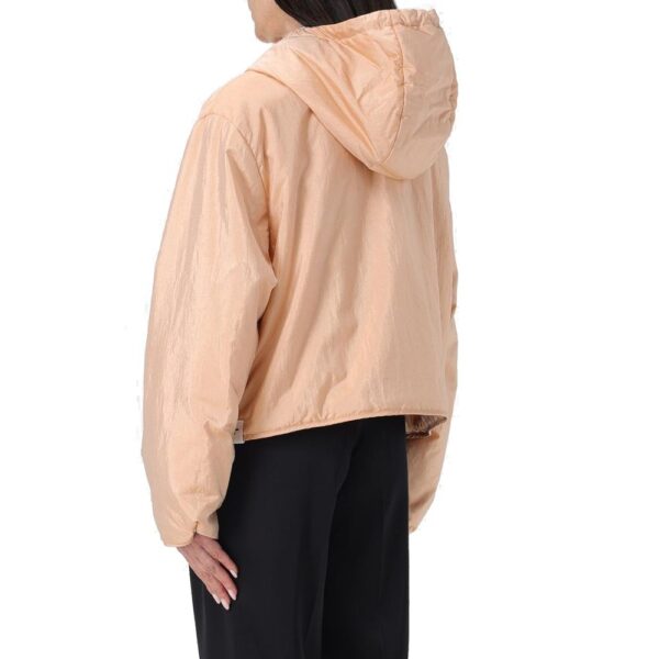Jil Sander Blend Silk Zip-Up Hooded Jacket – Image 3