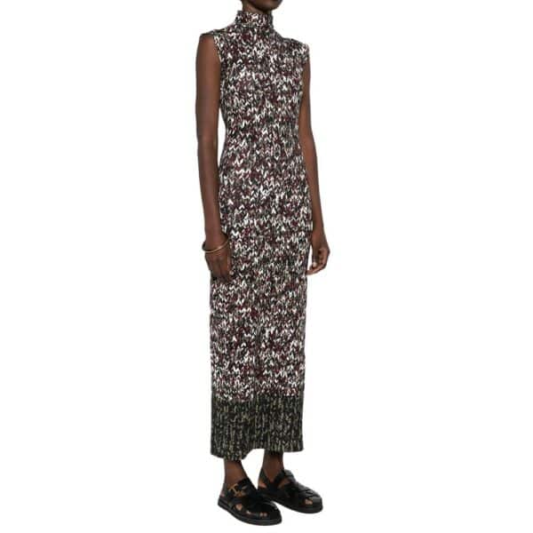Loewe Knit-Print Long Dress – Image 2