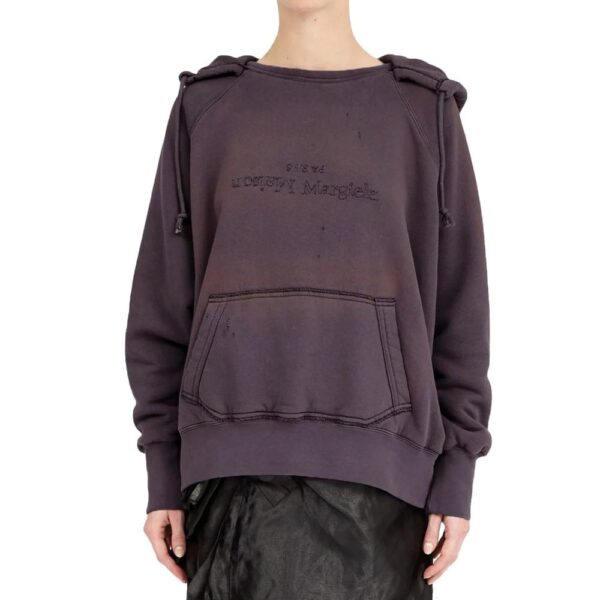 Maison Margiela Cotton Hooded Sweatshirt – Image 2
