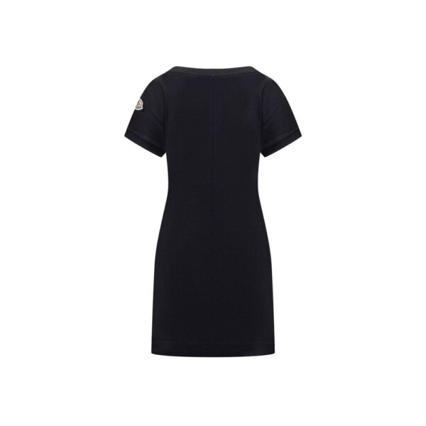 Moncler Cotton Logo Mini Dress – Image 2