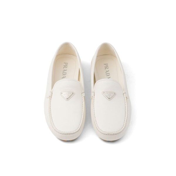 Prada Logo Leather Loafers – Image 4
