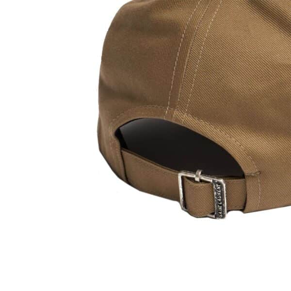 Saint Laurent Cotton Baseball Cap – Image 4