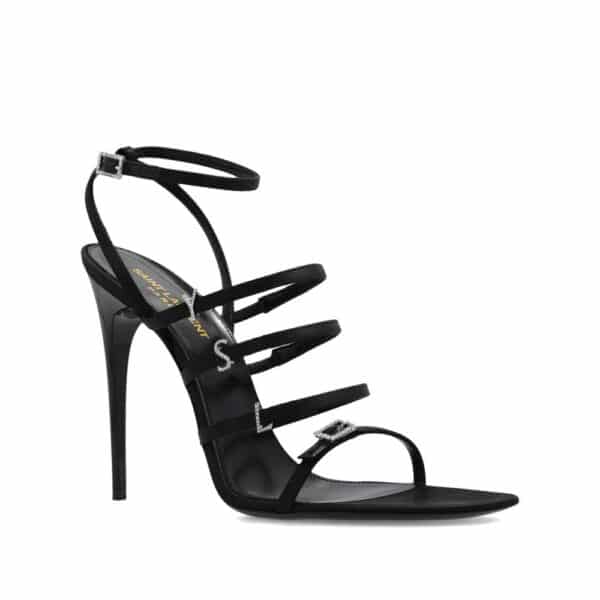 Saint Laurent Jerry Satin Sandals – Image 2