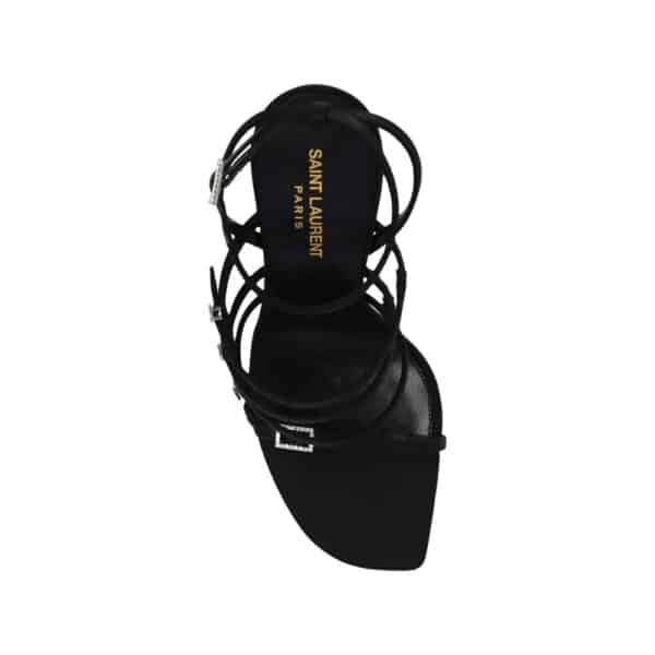 Saint Laurent Jerry Satin Sandals – Image 4