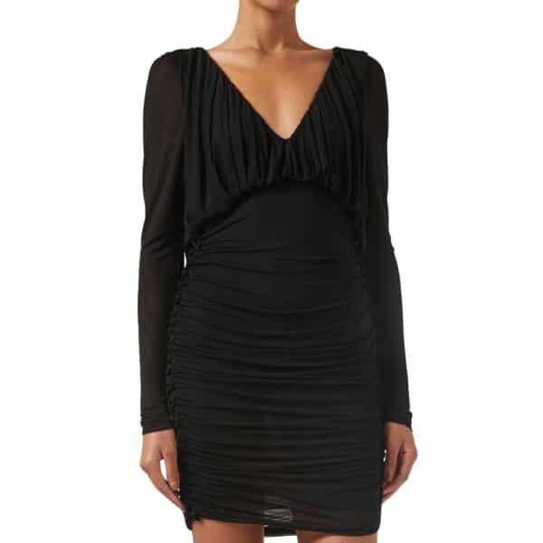 Saint Laurent Mini Draped Dress – Image 2