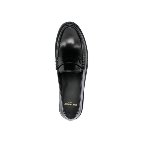 Saint Laurent Oxford Leather Loafers – Image 4