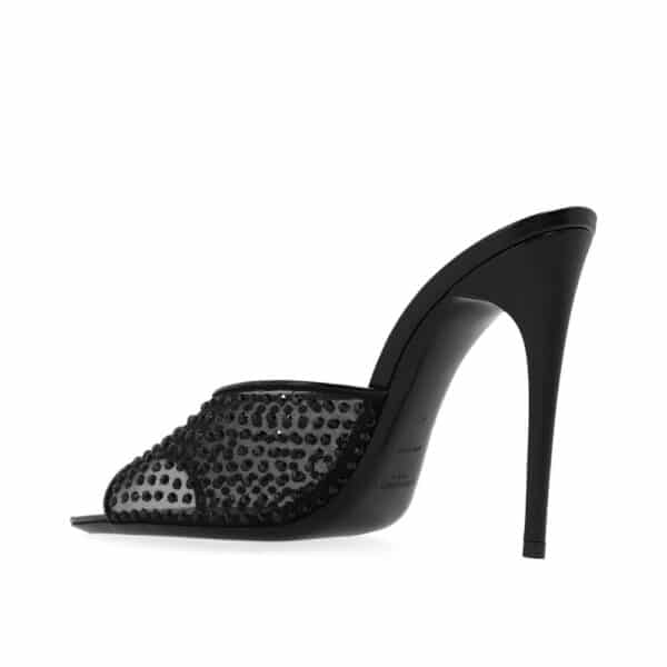 Saint Laurent Blonde Mules – Image 3