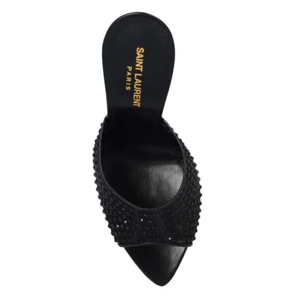 Saint Laurent Blonde Mules – Image 4