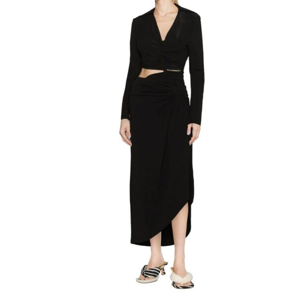 Off-White Cut-Out Midi Dress – Image 2
