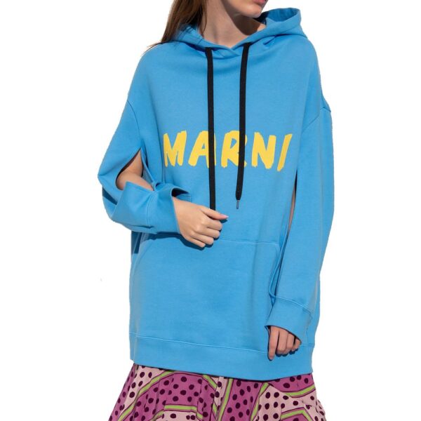 Marni Oversize Hooded Sweatshirt – Image 2