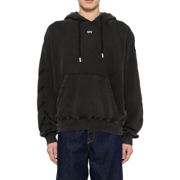 Off-White St. Matthew Over Cotton Hoodie Sweatshirt – Image 2