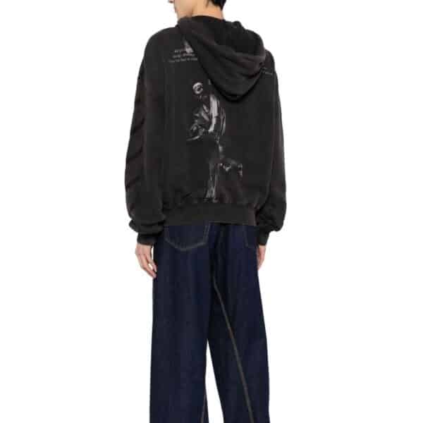 Off-White St. Matthew Over Cotton Hoodie Sweatshirt – Image 3
