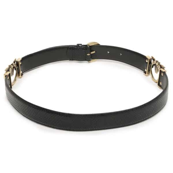 PINKO Black Calfskin Belt – Image 3