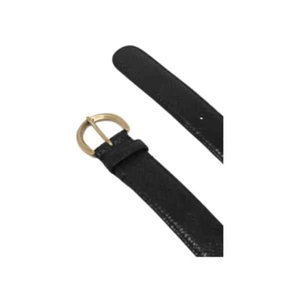 PINKO Black Calfskin Belt – Image 4