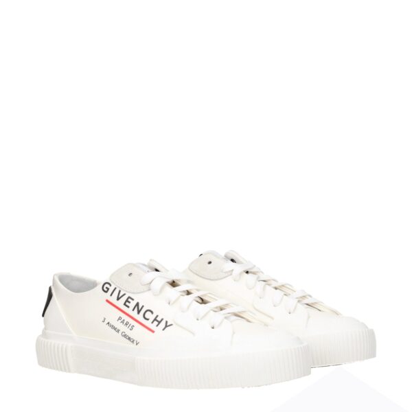 Givenchy Beige Fabric Low Tops – Image 2