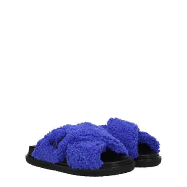 Marni Purple Fabric Slippers Sandals – Image 2
