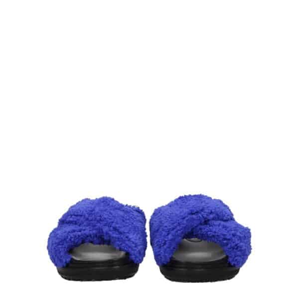 Marni Purple Fabric Slippers Sandals – Image 3