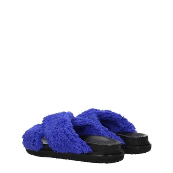 Marni Purple Fabric Slippers Sandals – Image 4