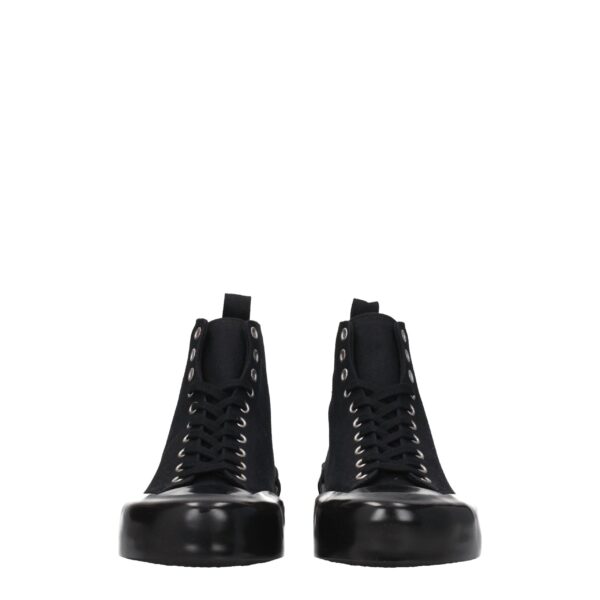 Jil Sander Black Fabric High Tops – Image 3