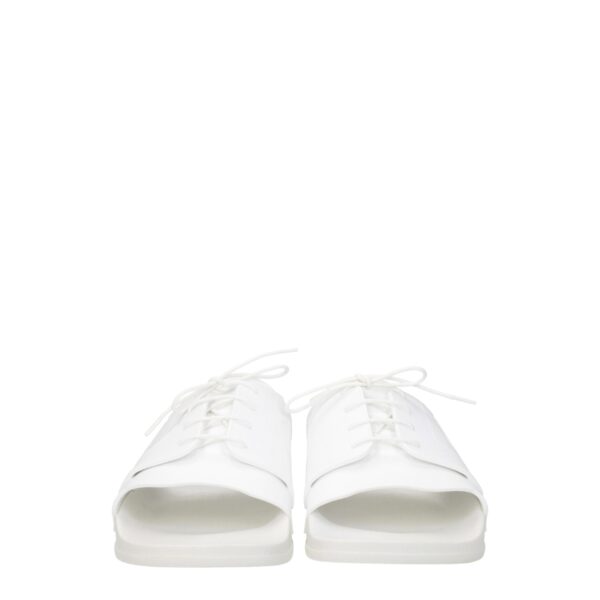Maison Margiela White Cotton Slippers Sandals – Image 3