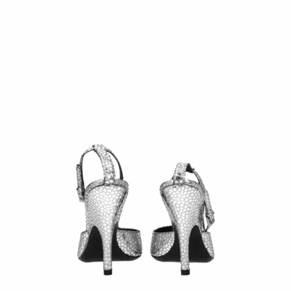 BY FAR Gray Leather High Heel Pumps – Image 5