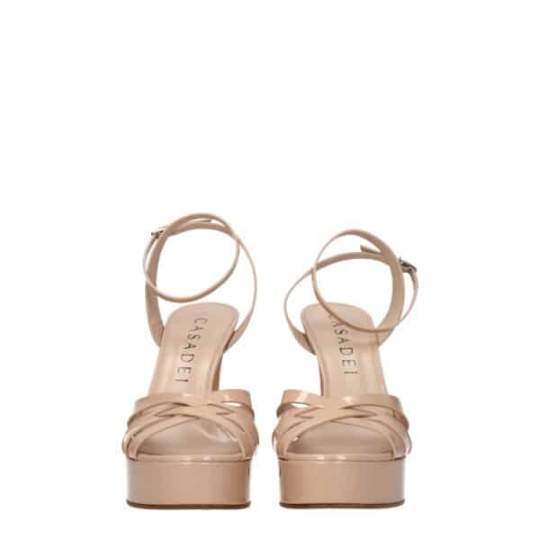 Casadei Pink Leather Platforms – Image 3