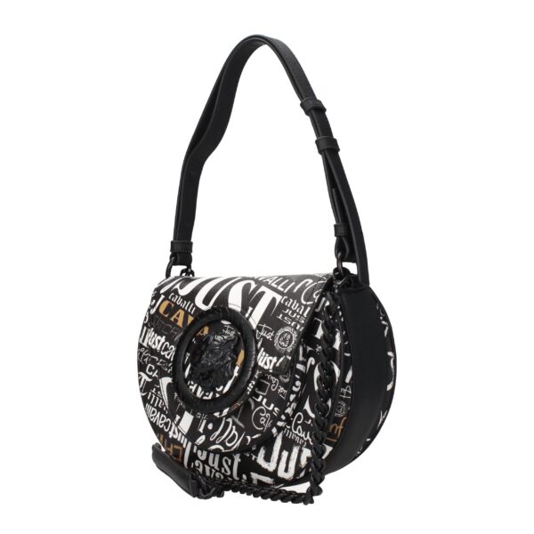 Just Cavalli Black Polyester Shoulder Bags – Image 2
