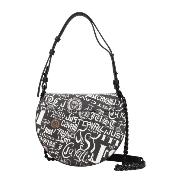 Just Cavalli Black Polyester Shoulder Bags – Image 3