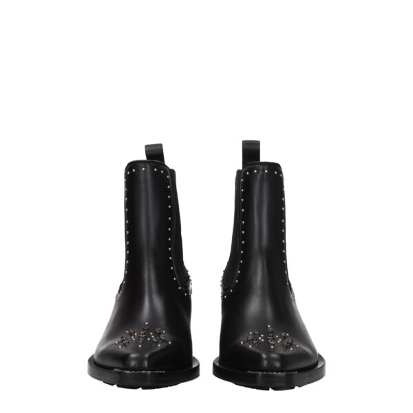 Chloé Black Leather Ankle Boots – Image 3