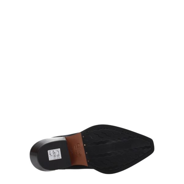 Chloé Black Leather Ankle Boots – Image 5