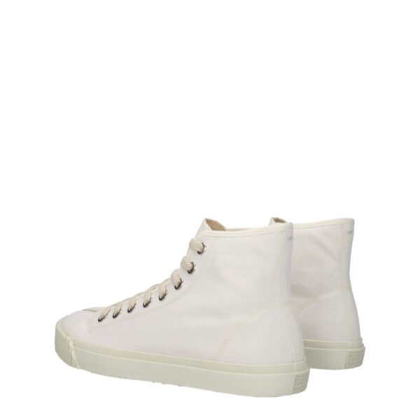 Maison Margiela White Fabric High Tops – Image 4