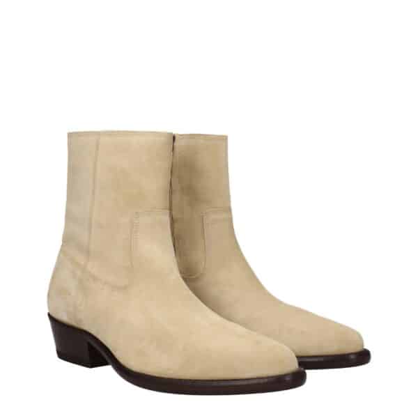 Isabel Marant Beige Leather Ankle Boots – Image 2
