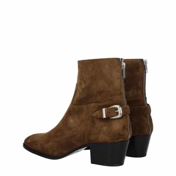Celine Brown Leather Ankle Boots – Image 4