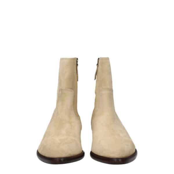 Isabel Marant Beige Leather Ankle Boots – Image 3