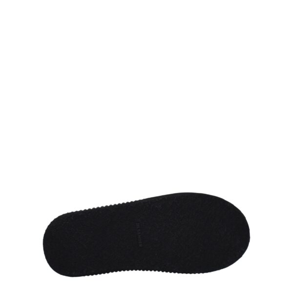 Jil Sander Black Fabric Platform Sneakers – Image 5