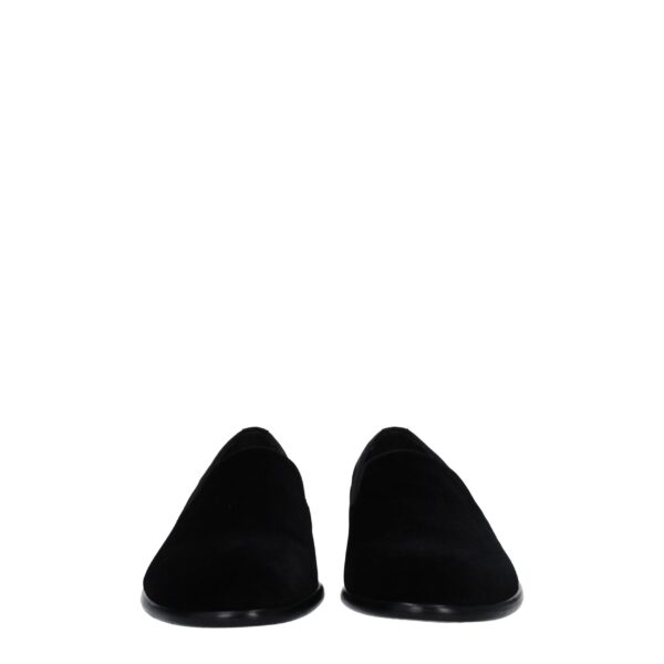Dolce & Gabbana Black Velvet Slip-On Loafers – Image 3