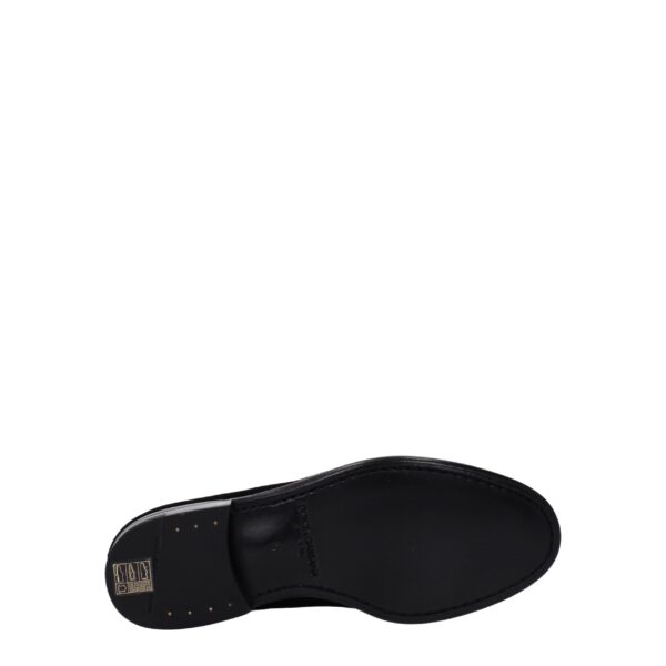 Dolce & Gabbana Black Velvet Slip-On Loafers – Image 5