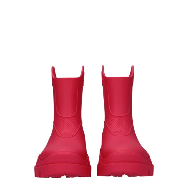 Moncler Pink Cotton Ankle Boots – Image 3