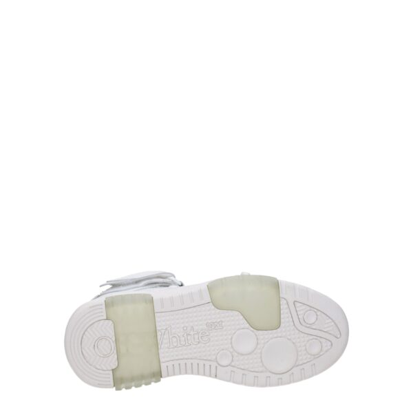 Off-White White Leather High Tops – Image 5