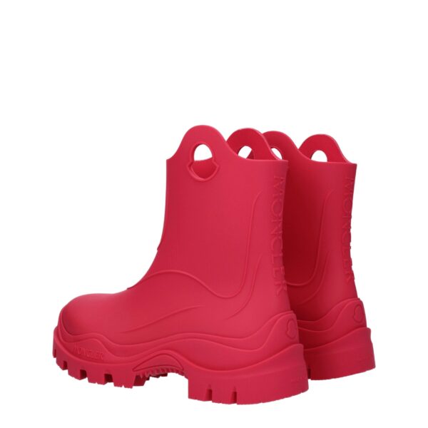 Moncler Pink Cotton Ankle Boots – Image 4