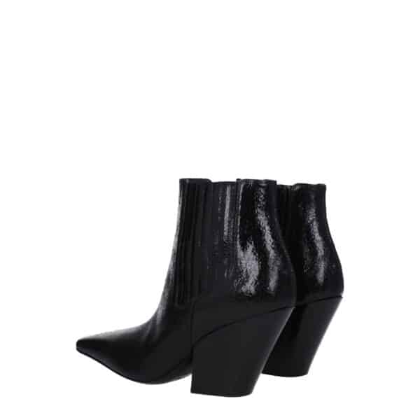 Casadei Black Leather Ankle Boots – Image 4