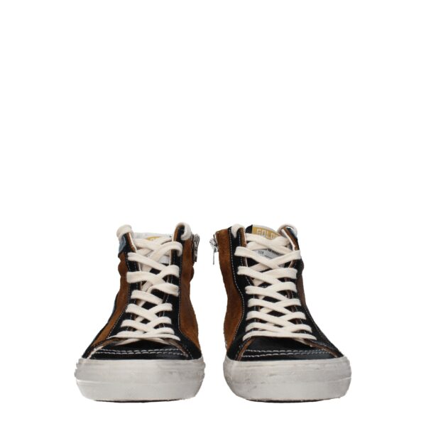 Golden Goose Brown Leather High Tops – Image 3