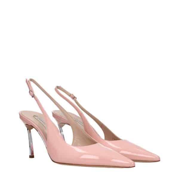 Casadei Pink Leather High Heel Pumps – Image 2