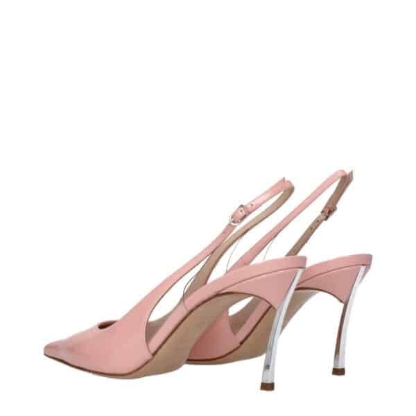 Casadei Pink Leather High Heel Pumps – Image 4