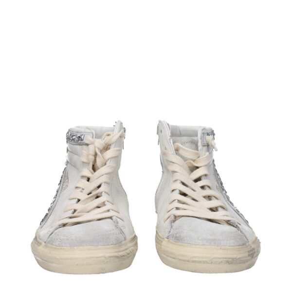 Golden Goose White Leather High Tops – Image 3