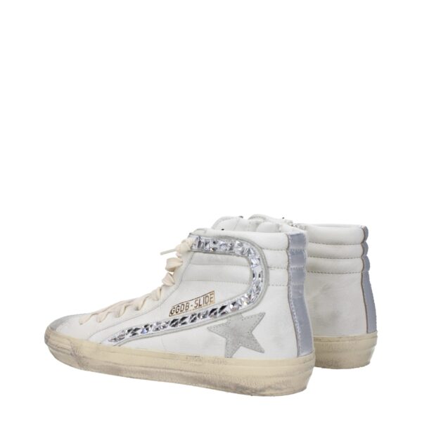 Golden Goose White Leather High Tops – Image 4